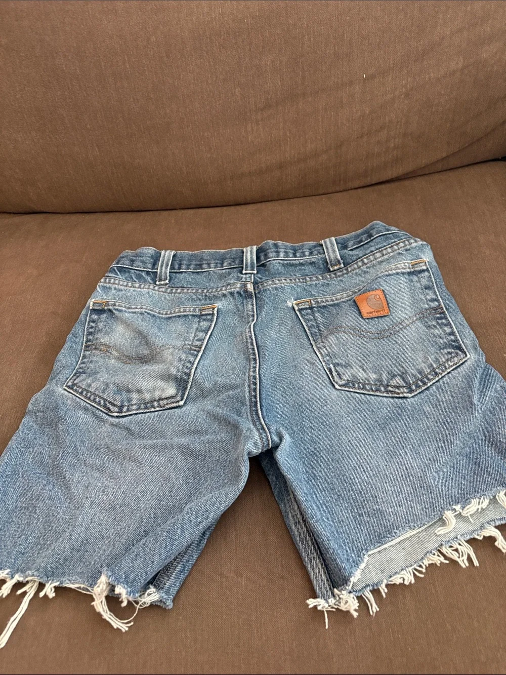 Carhartt Blue Denim Jean Shorts